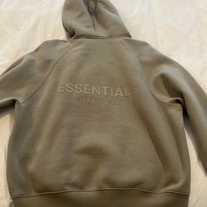 Fear of god essentials sage sweater